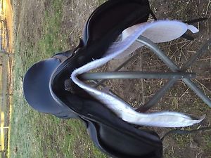 Custom Saddlery's Advantage Buffalo Leather Monoflap Dressage Saddle