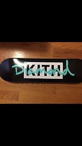 Kith x diamond supply co. skateboard deck