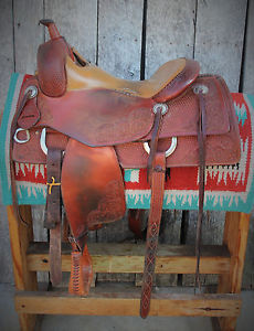 16" Bob Custom Saddlery Reining/Cowhorse Saddle