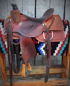 16" Ranch All Around Versatility Saddle by DC Cow Horse Gear Alpine, TN