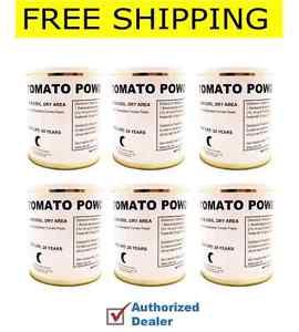 New 1 Military Surplus Tomato Powder- 6 Cans with 25+ yrs Shelf Life,Free Ship