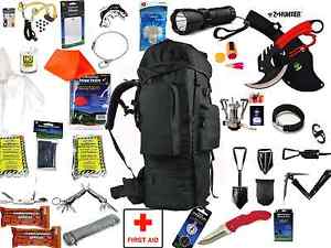 Survival kit backpack Molle Assault Emergency Rucksack tactical preparedness #