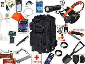 Survival kit backpack tactical 2 person Emergency bugout preparedness Camping '