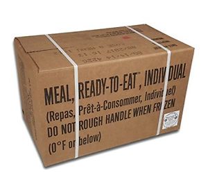 ULTIMATE MRE, Ready-to-Eat, Case of 12 US War Fighter Rations. Preppers/surviors