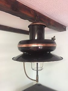 Rare Outdoor Tilley Donut Railway Lamp, Model OL51 Complete with Original Glass