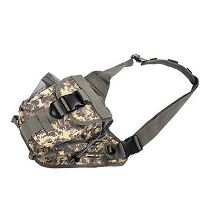 WS 10X 600D Nylon Molle Tactical Shoulder Strap Bag Military Push Pack Belt Pouc