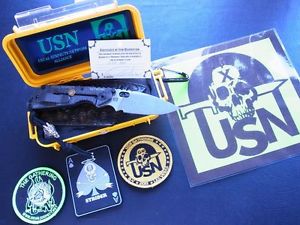 Vintage Strider SNG " USN " Goat Starlingear Bead für Messer (SMF) Custom Fans