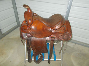 16" Winners Circle show  saddle with some tooling and silver