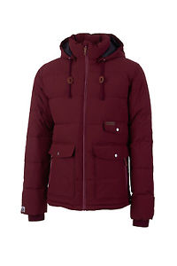 Maloja Daunenjacke Winterjacke Parka MooseM. rot Kapuze Primaloft®