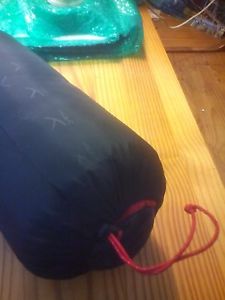 Yeti VIB 400 - Blk/Red Crystal Down Sleeping Bag - MEDIUM Long MINT 2 lb