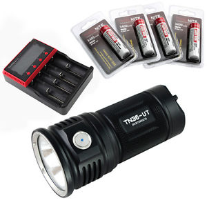 ThruNite TN36 UT 7300lm CREE XHP 70 LED Taschenlampe + Charger +4x 3400mAh 18650