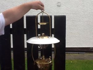 Vintage KL80 Brass Tilley Tank Bowl with Original Brass Hanger