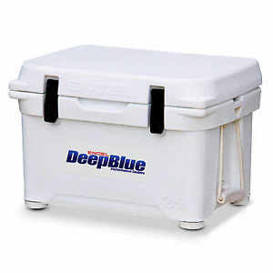 Engel Deep Blue 25Qt 25 Quart White DeepBlue Ice Chest Cooler Ice Chest - ENG25W