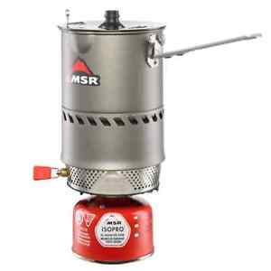 MSR Reactor Stove 1 Litre Lightweight Backpacking cooker Super-Efficient Camping