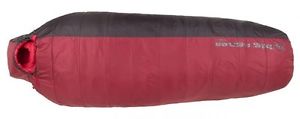 Big Agnes Encampment 15 Sleeping Bag Long Right Zipper - Crimson / Coffee