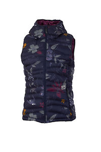 Maloja Bodywarmer Weste Kapuzenweste TimberlineM. blau Muster gesteppt