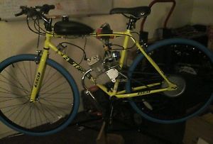 Fixie bike new with 80cc gas motor