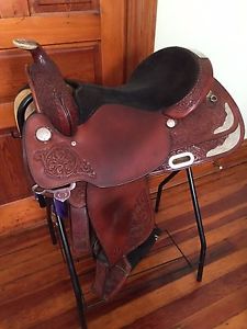 Circle Y Western Equitation Show Brown 16" Saddle