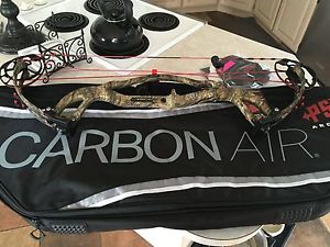 2016 Carbon Air 60 to 70 lbs With Extra Limbs And Cables And QAD REST.