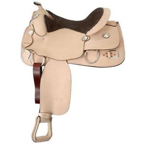 Tough-1 Saddle Western King Series Roughout Trainer 16 1/2" Light KS1526