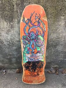 Vintage Bill Tocco G&S Octopus Skateboard Deck Old School Survivor Sims Powell