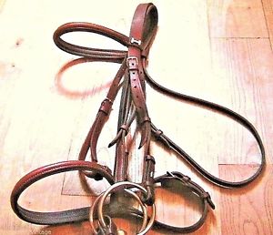 HERMES LEATHER BRIDLE & REINS & BIT -HANDCRAFTED IN FRANCE- EXCELLENT CONDITION