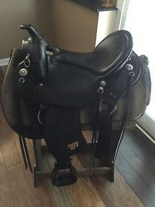 BRENDA IMUS GAITED SADDLE WITH HEADSTALL, BREASTCOLLAR, PAD