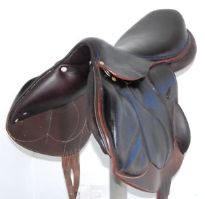 18.5" DEVOUCOUX CHIBERTA SADDLE (S13001839)FULL BUFFALO VERY GOOD CONDITION!-XVD