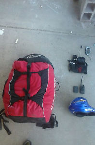 ozone Buzz Z paraglider, harness, vario, helmet, radio, no reserve