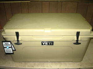 Yeti Tundra 65 Cooler -  Tan Color- New LOOK!!!!!!!!!