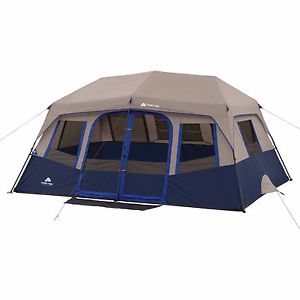 10 Person 2 Room All Season Electrical Cord Access 8 Windows Instant Cabin Tent