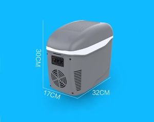 Dark Grey 7.5L Portable Car/Home Electrical Esky Cooler Heater Due Mode %