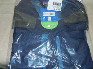 Patagonia Men's Large Snowshot Freeride Jacket- Glass Blue! H2No Performance!