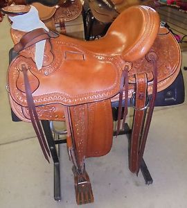 15.5" USED TERRY BATH WADE WESTERN SADDLE 3 995 1