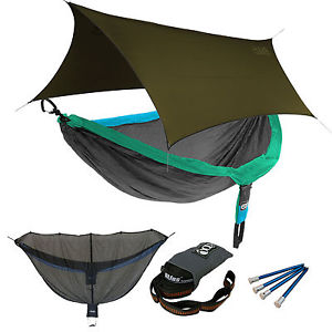 ENO DoubleNest OneLink Sleep System - PCT Special Edition Hammock & Olive Profly