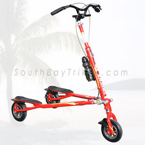 Trikke T8 Sport Red FREE Cargo Net, Water Bottle & Cage