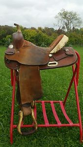 Billy cook barrel saddle 14" SULPHUR OK