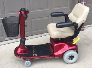 Golden Technologies Companion II 3-Wheel Mobility Scooter - Red Tan Black