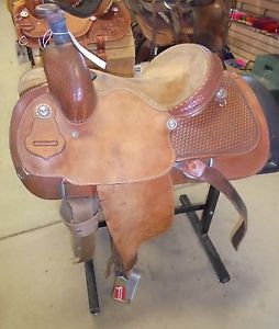 13.5" USED ROPRO ROPING WESTERN SADDLE 3 997 2