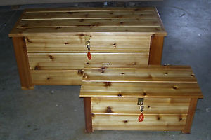 MOTHER DAUGHTER CEDAR CHEST, HOPE CHEST TREASURE CHEST TACK BOX TOY BOX STORAGE