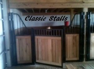 Classic Horse Stall Fronts Wood Included