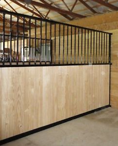 Basic Horse Stall Dividers Wood Included