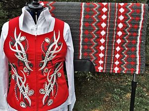 Custom Horse Show Vest Western Pleasure Show Clothes Horsemanship Showmanship