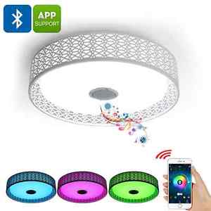 BLUETOOTH LED CEILING LIGHT - PLAY MUSIC, BLUETOOTH CONNECTION, MOBILE APPLICATI