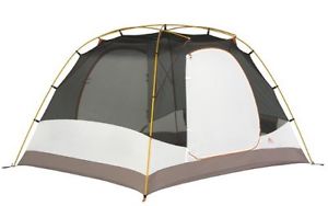 Kelty Trail Ridge 4 Tent 4 Person 3 Season Easy to Set Up Dome Grey/Putty NEW