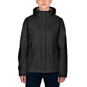 Jack Wolfskin Damen 3 in 1 Jacke Doppel Jacke CRUSH`N ICE WOMEN schwarz