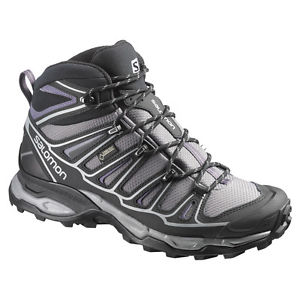 Salomon Zapatos De Senderismo De Mujer X Ultra MEDIO 2 GTX gris/blanco/negro