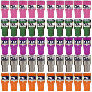 50pcs 5 Colos Yeti 30oz Rambler Cooler Tumbler Stainless Steel Cup Coffee Mug