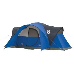 Tent Blue 8-Person Camping Hiking Outdoor Sport Hunting Picnic Rest Family Gear