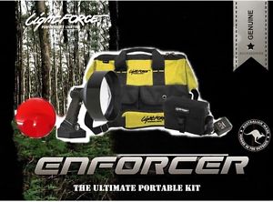 Lightforce Enforcer 170mm 50w HID handheld with LiFePo4 Battery kit